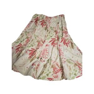 Emma James Long Floral Skirt Sz 14